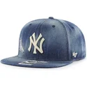 new-york-yankees-mlb-captain-loughlin-snapback-kappe-in-marineblau-von-47-brand