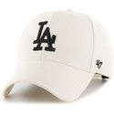 47-brand-curved-brim-los-angeles-dodgers-mlb-mvp-snapback-cap-beige