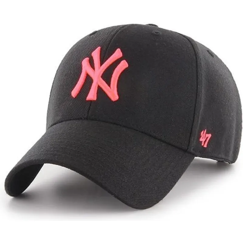 cepice-zaoblena-cerna-snapback-rosa-new-york-yankees-mlb-47-brand