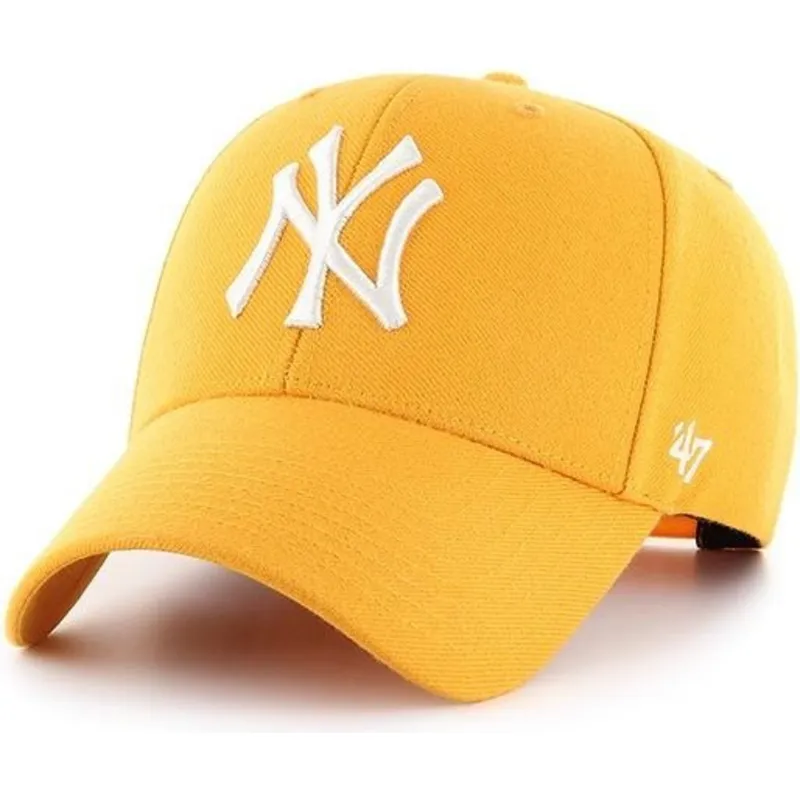 cepice-zaoblena-zluta-snapback-oro-new-york-yankees-mlb-47-brand