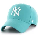 cepice-zaoblena-zelena-snapback-turquesa-new-york-yankees-mlb-47-brand