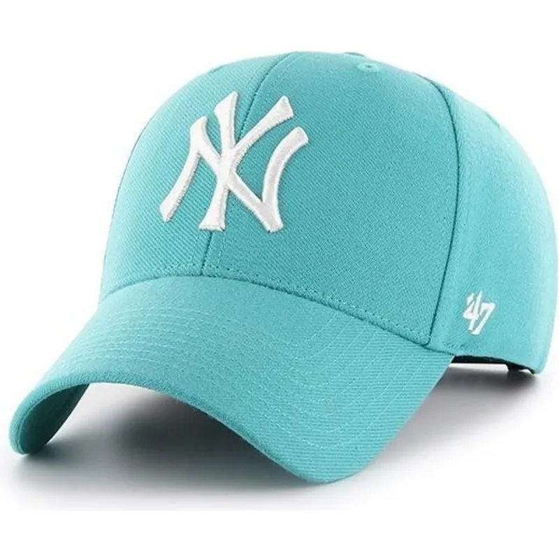 cepice-zaoblena-zelena-snapback-turquesa-new-york-yankees-mlb-47-brand