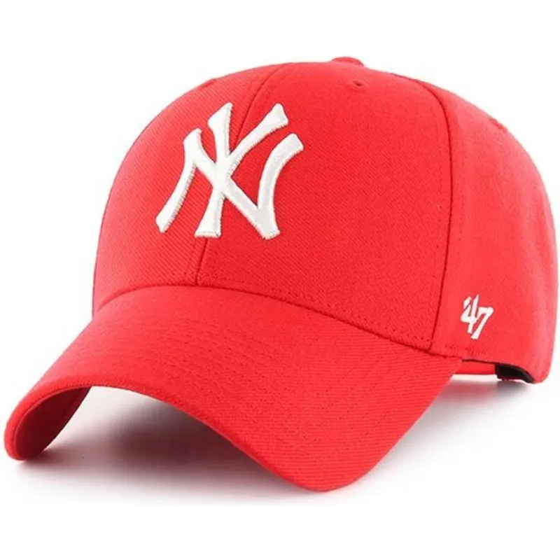 cepice-zaoblena-cervena-snapback-new-york-yankees-mlb-47-brand cepice-zaoblena-cervena-snapback-new-york-yankees-mlb-47-brand