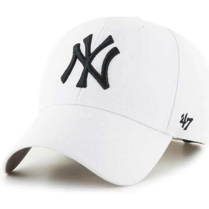 cepice-zaoblena-bila-snapback-new-york-yankees-mlb-47-brand