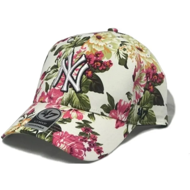 cepice-zaoblena-vicebarevna-nastavitelny-estampado-floral-new-york-yankees-mlb-47-brand