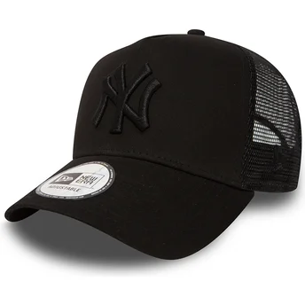 Cap zaoblená black snapback Clean A Frame New York Yankees MLB New Era