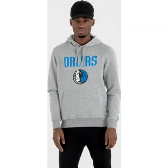 New Era Dallas Mavericks NBA Pullover Hoodie Kapuzenpullover Sweatshirt grau
