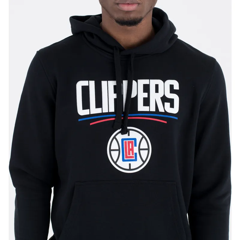 mikiny-s-kapuci-cerna-pullover-hoody-los-angeles-clippers-nba-new-era