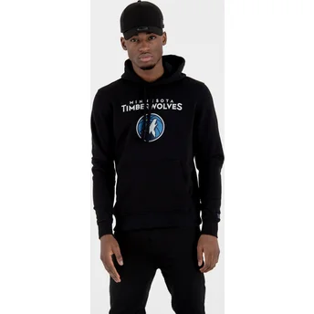 New Era Minnesota Timberwolves NBA Pullover Hoodie Kapuzenpullover Sweatshirt schwarz