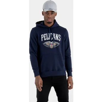 Sweatshirt with hood navy blue Pullover Hoody New Orleans Pelicans NBA New Era