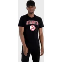tricka-kratky-rukav-cerna-atlanta-hawks-nba-new-era