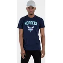 tricka-kratky-rukav-namornicka-modra-charlotte-hornets-nba-new-era