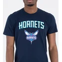 tricka-kratky-rukav-namornicka-modra-charlotte-hornets-nba-new-era