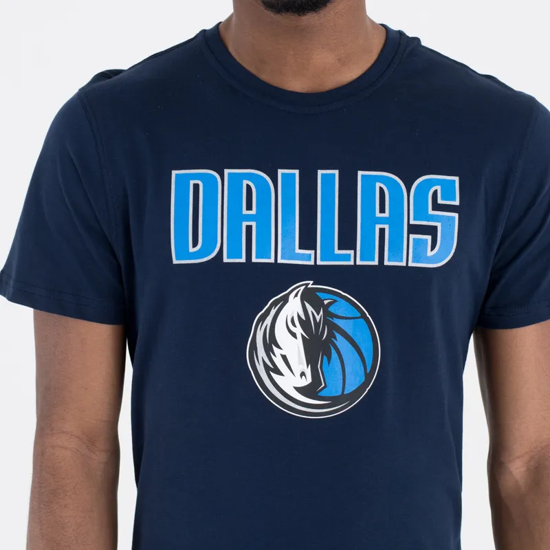 tricka-kratky-rukav-namornicka-modra-dallas-mavericks-nba-new-era