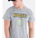 graues-denver-nuggets-nba-kurzarmshirt-von-new-era