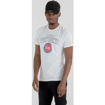 New Era Detroit Pistons NBA T-Shirt weiß