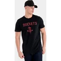 schwarzes-houston-rockets-nba-t-shirt-mit-kurzen-armeln-von-new-era
