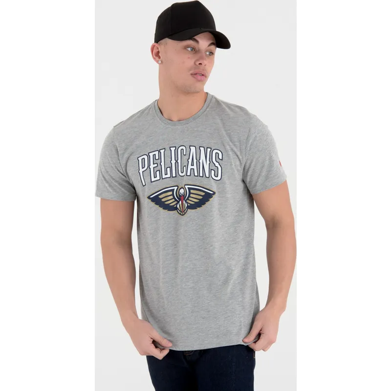 tricka-kratky-rukav-seda-new-orleans-pelicans-nba-new-era
