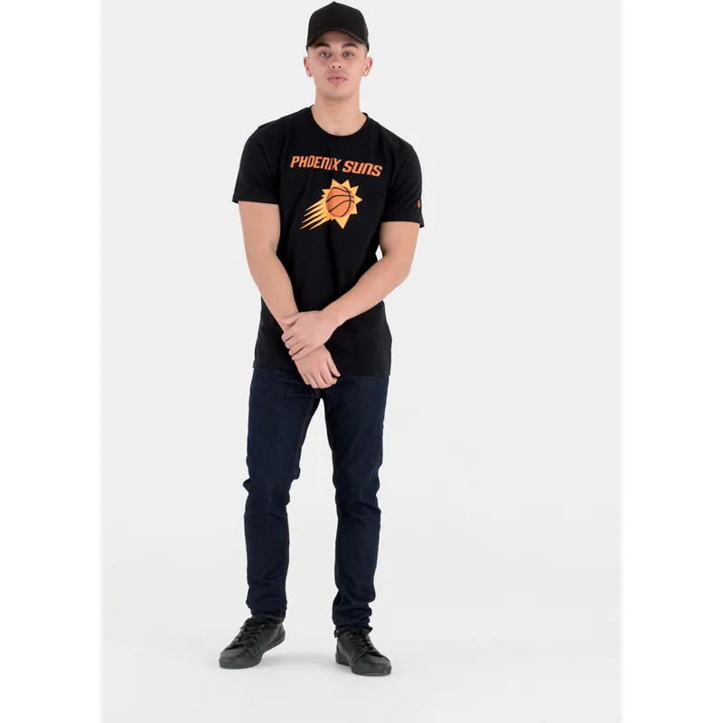 tricka-kratky-rukav-cerna-phoenix-suns-nba-new-era