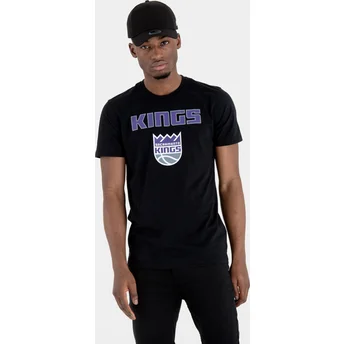 Svart kortärmad t-shirt Sacramento Kings NBA från New Era