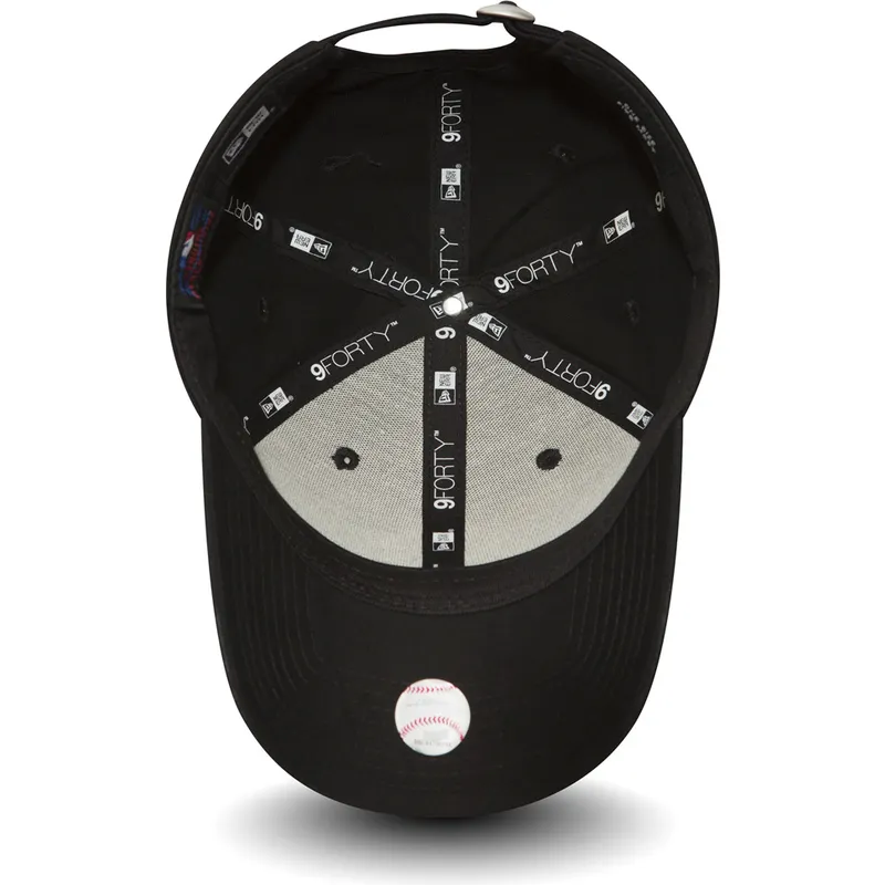 cap-zaoblena-black-adjustable-strap-9forty-essential-new-york-yankees-mlb-new-era cap-zaoblena-black-adjustable-strap-9forty-essential-new-york-yankees-mlb-new-era
