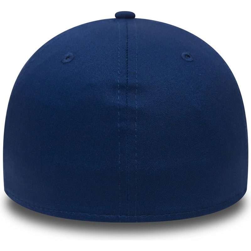 new-era-curved-brim-39thirty-essential-los-angeles-dodgers-mlb-fitted-cap-blau