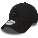 cap-zaoblena-black-ajustada-39thirty-essential-los-angeles-dodgers-mlb-new-era