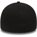 los-angeles-dodgers-mlb-new-era-39thirty-essential-svart-bojd-keps-med-svart-logotyp