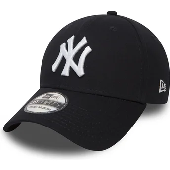 Marinblå böjd keps justerbar 39THIRTY Classic från New York Yankees MLB av New Era