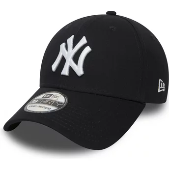 New Era Curved Brim 39THIRTY Classic New York Yankees MLB Fitted Cap marineblau