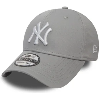 Cap zaoblená gray ajustada 39THIRTY Classic New York Yankees MLB New Era