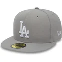 gra-justerbar-flat-keps-59fifty-essential-los-angeles-dodgers-mlb-fran-new-era