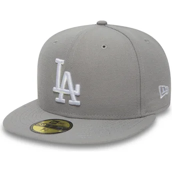 Cap rovná gray ajustada 59FIFTY Essential Los Angeles Dodgers MLB New Era