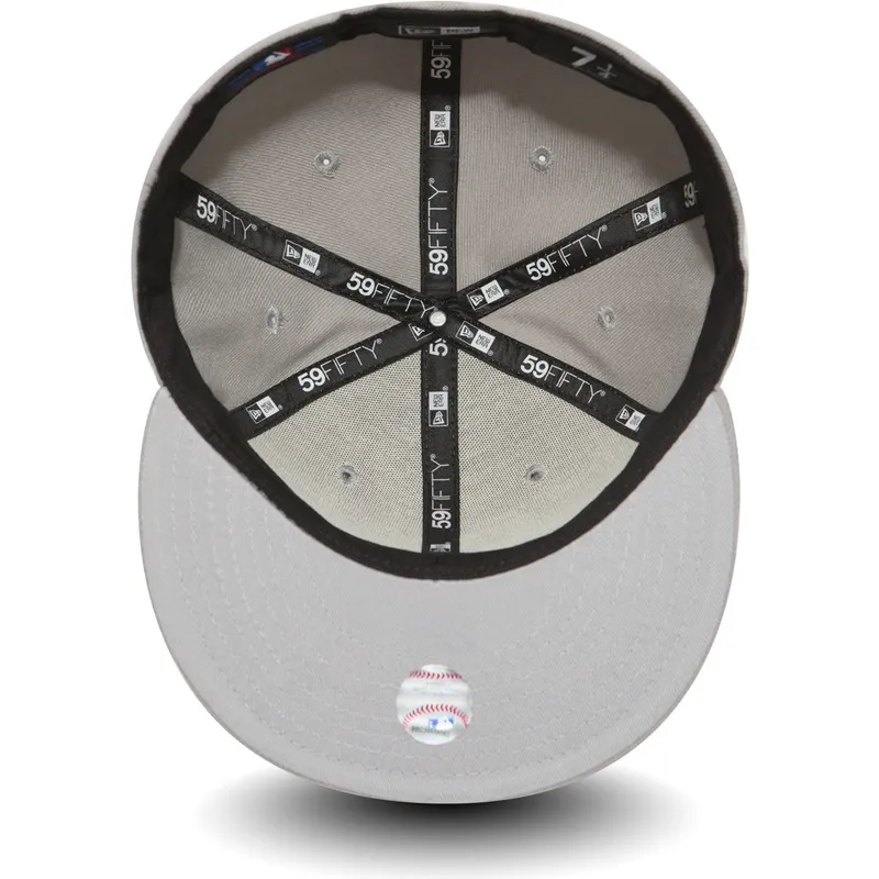 gra-platt-keps-justerad-59fifty-essential-fran-los-angeles-dodgers-mlb-av-new-era
