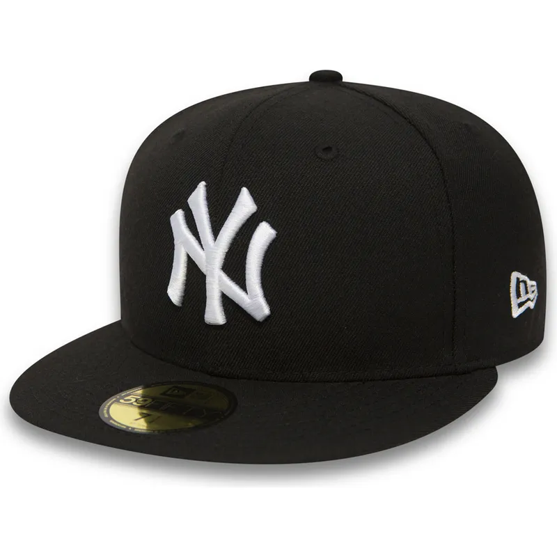 svart-platt-keps-justerad-59fifty-essential-fran-new-york-yankees-mlb-av-new-era