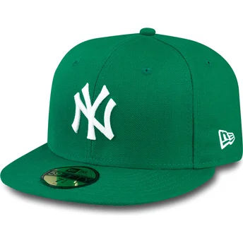 cepice-rovna-zelena-prilehava-59fifty-essential-new-york-yankees-mlb-new-era