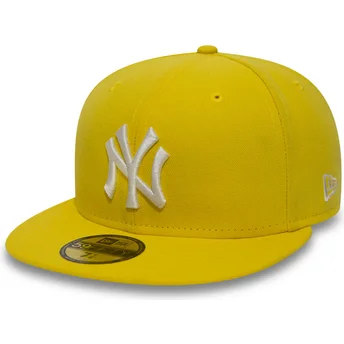 cepice-rovna-zluta-prilehava-59fifty-essential-new-york-yankees-mlb-new-era
