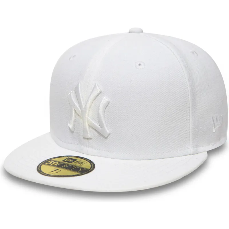 cepice-rovna-bila-prilehava-59fifty-white-on-white-new-york-yankees-mlb-new-era cepice-rovna-bila-prilehava-59fifty-white-on-white-new-york-yankees-mlb-new-era