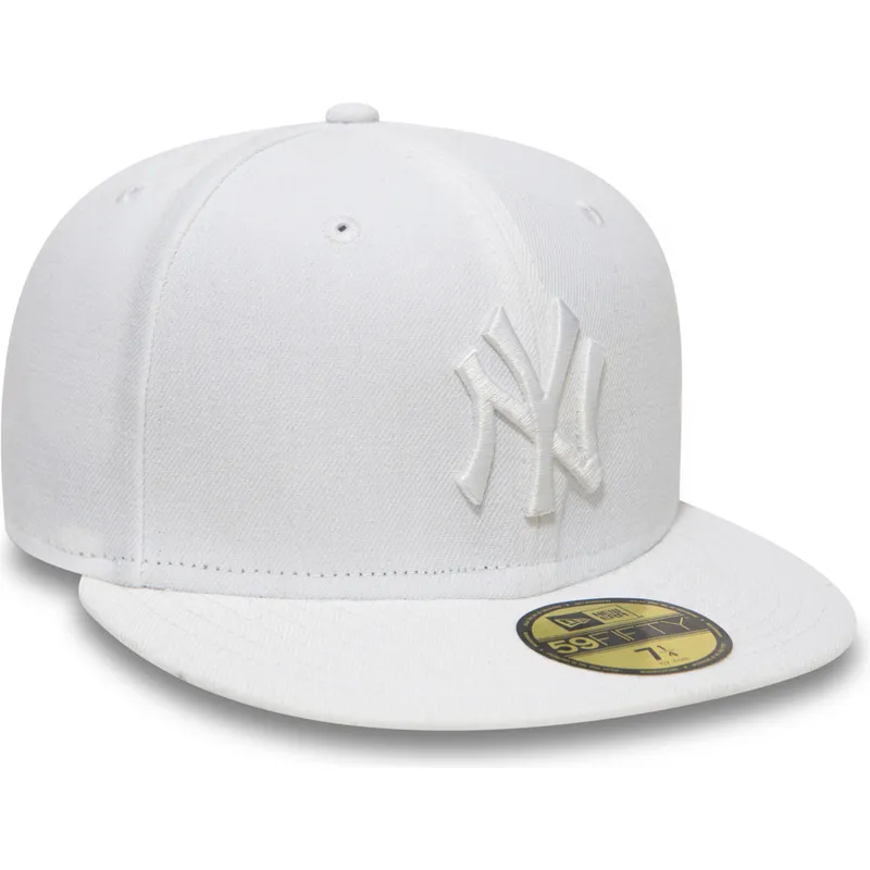 cepice-rovna-bila-prilehava-59fifty-white-on-white-new-york-yankees-mlb-new-era cepice-rovna-bila-prilehava-59fifty-white-on-white-new-york-yankees-mlb-new-era