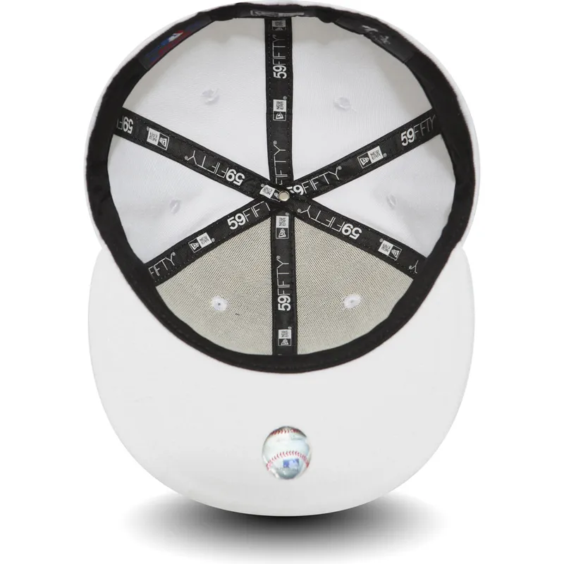cepice-rovna-bila-prilehava-59fifty-white-on-white-new-york-yankees-mlb-new-era cepice-rovna-bila-prilehava-59fifty-white-on-white-new-york-yankees-mlb-new-era