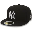 new-era-new-york-yankees-mlb-59fifty-essential-kinder-schwarze-fitted-cap
