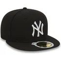 new-era-new-york-yankees-mlb-59fifty-essential-kinder-schwarze-fitted-cap