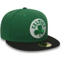 grune-enganliegende-59fifty-essential-flat-cap-der-boston-celtics-nba-von-new-era