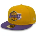 los-angeles-lakers-nba-gul-justerbar-flat-keps-59fifty-essential-fran-new-era