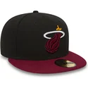 schwarze-flache-angepasste-59fifty-essential-cap-der-miami-heat-nba-von-new-era