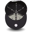 marineblaue-verstellbare-9fifty-essential-flat-cap-der-new-york-yankees-mlb-von-new-era