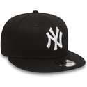 new-era-flat-brim-9fifty-weiss-on-schwarz-new-york-yankees-mlb-snapback-cap-schwarz-