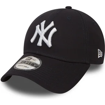 Cap zaoblená navy blue adjustable strap 9FORTY Essential New York Yankees MLB New Era