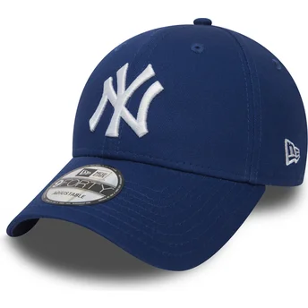 Ρυθμιζόμενο καπέλο με κυρτό γείσο 9FORTY Essential New York Yankees MLB της New Era σε μπλε χρώμα