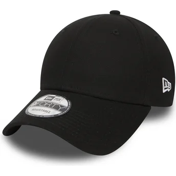 New Era 9FORTY Basic Flag justerbar svart böjd keps